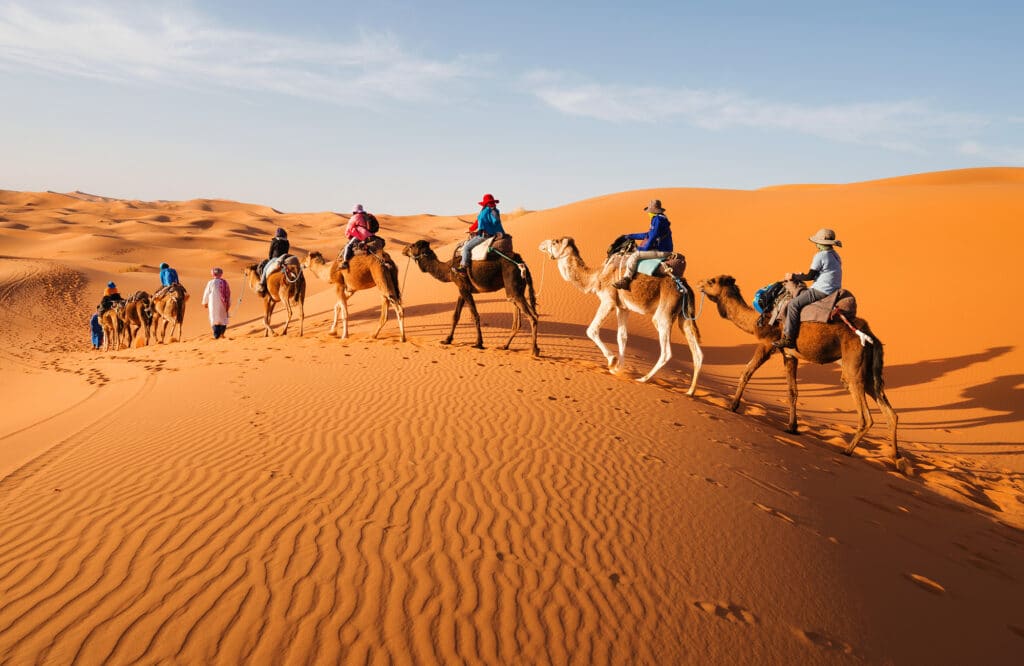 Campamento Privado en el Desierto de 2 Días desde Errachidia con Trekking en Camello